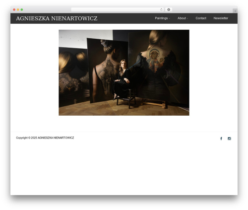 Asteria Lite WordPress page theme - agnieszkanienartowicz.com