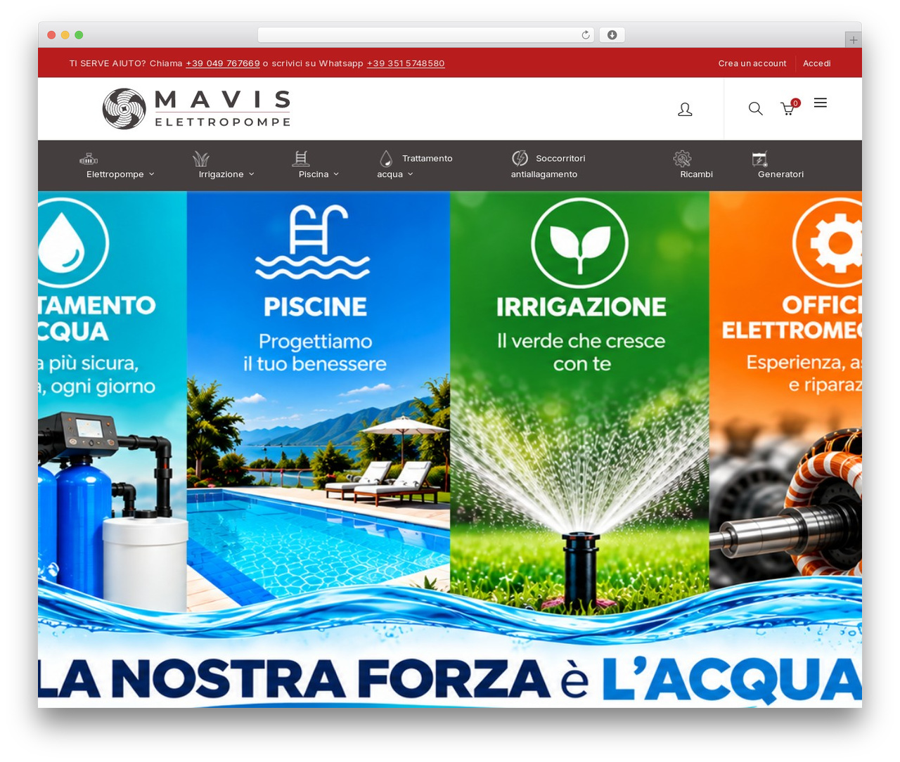 Basel WordPress theme - maviselettropompe.it