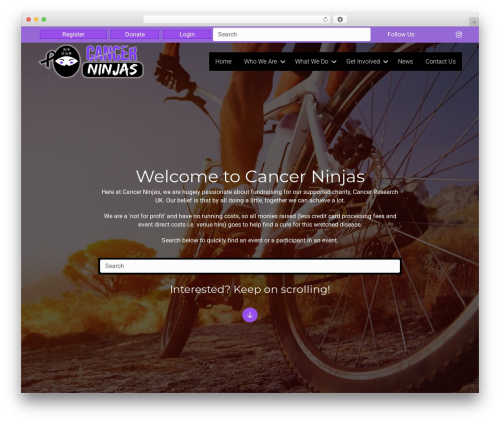 Charitable pro WordPress plugin - cancerninjas.com