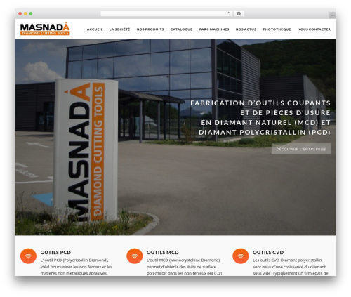 Catalyst WordPress theme - masnada-diamant.com