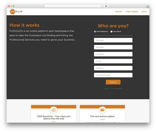 FLH theme WordPress - protogoto.com