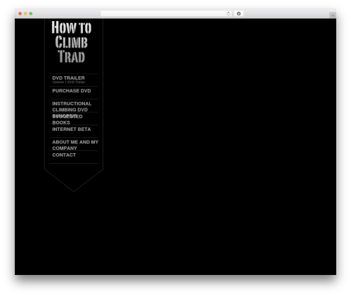 King Size WordPress WordPress theme - tradclimber.com