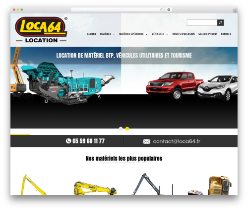 Loca64 WordPress theme - loca64.fr