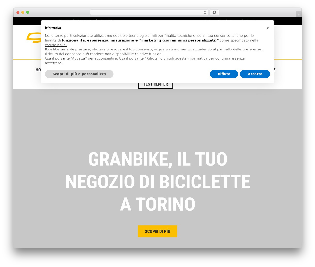 Storefront WordPress ecommerce theme - granbike.com