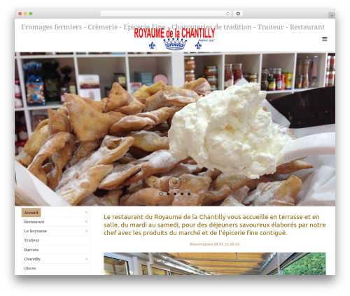 Theme chantilly WordPress theme - royaume-chantilly.fr