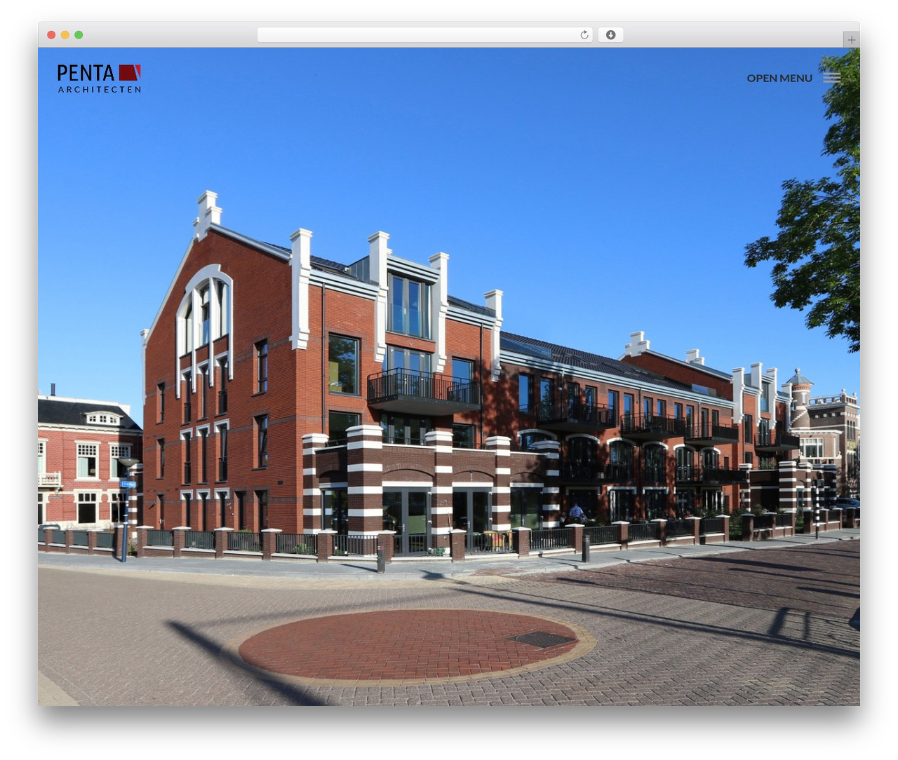 Theme WordPress Penta - penta-architecten.nl