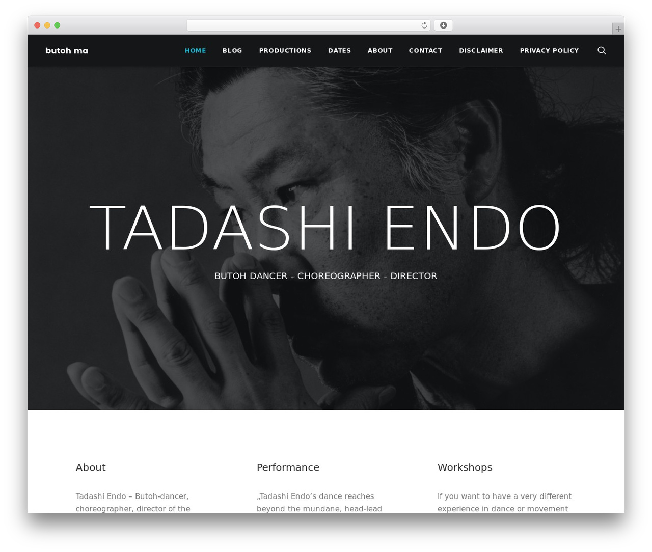 Uncode theme WordPress - butoh-ma.de Uncode theme WordPress - butoh-ma.de