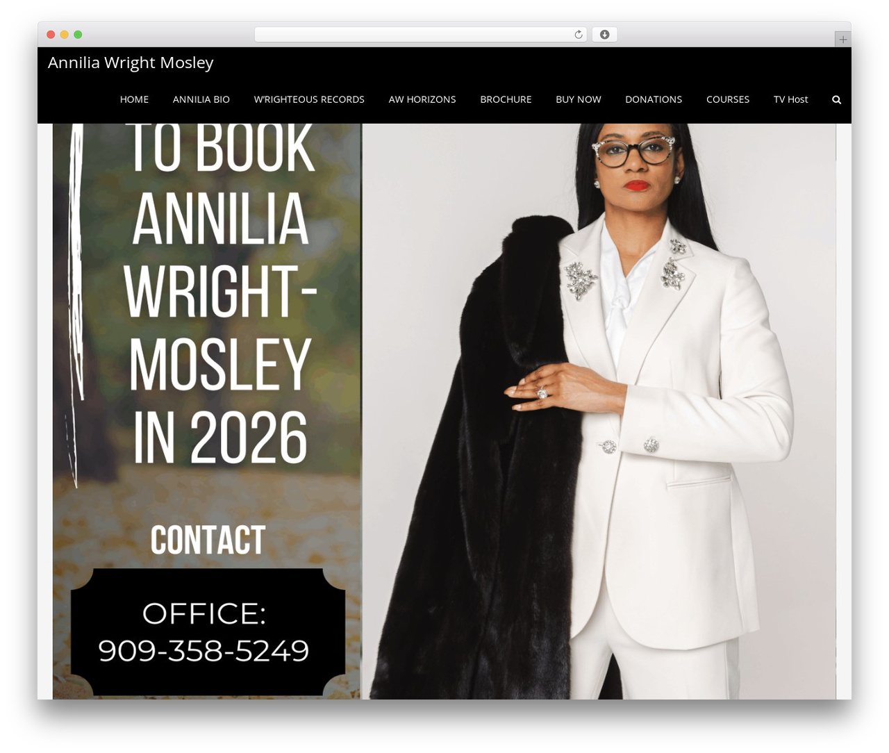 WordPress theme Alchem Pro - anniliawrightmosley.com