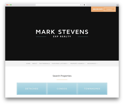 WordPress theme Peak - themarkstevensteam.com