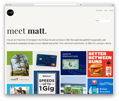 WP theme Workality Plus - mattpelland.com