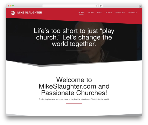 WP theme Angle - mikeslaughter.com