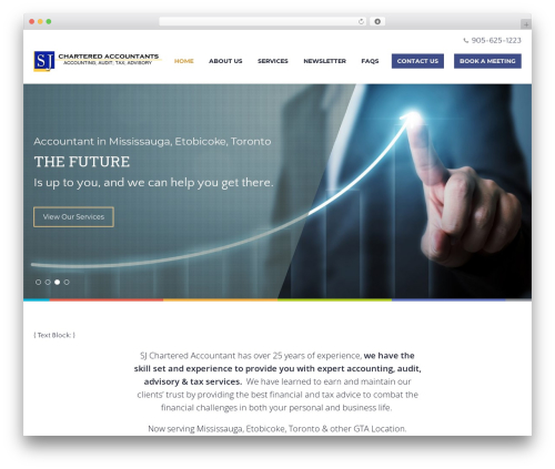 annuity WordPress theme - jainfinancial.com