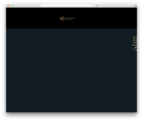 aro best WordPress theme - nievejewelry.com