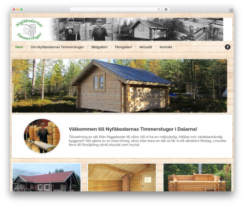 CMS cmsvrx system WordPress website theme - nyfabodarnastimmerstugor.com