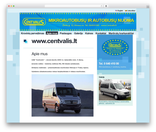 Compositio top WordPress theme - centvalis.lt