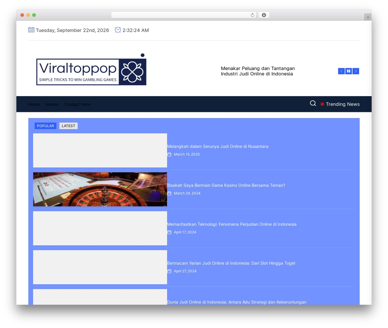 CoPrint WordPress website theme - viraltoppop.com