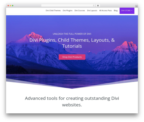 Divi WordPress theme - divilife.com