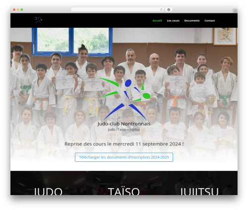 Divi quasi sticky footer WordPress plugin - judo-club-nontron.fr