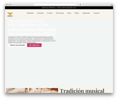 Hello Elementor theme WordPress - mariachimperial.com