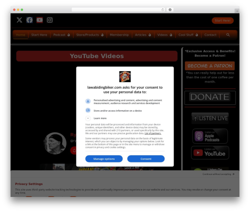 Thumbnail carousel slider (wp-responsive-thumbnail-slider) free WordPress plugin - lawabidingbiker.com