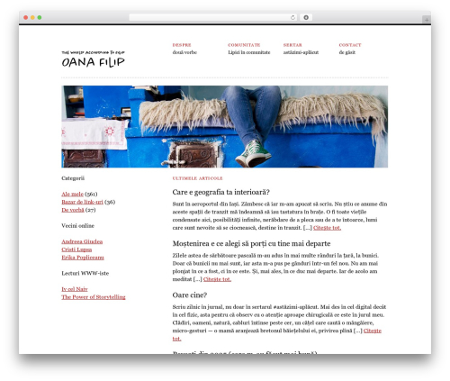 iA³ theme WordPress - oanafilip.ro