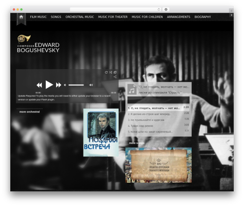 Wolf widgets pack WordPress plugin - edwardbogushevsky.com