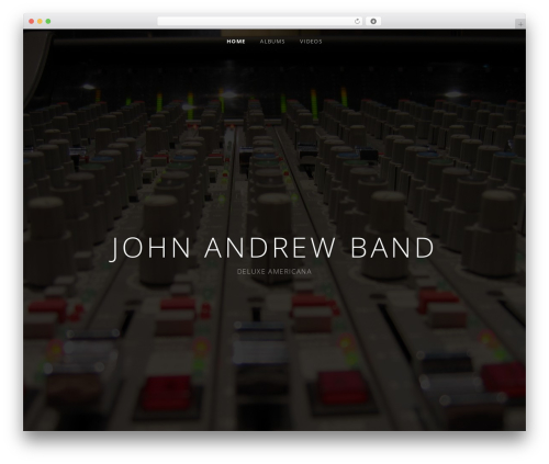 Obsidian WordPress theme - johnandrew.net
