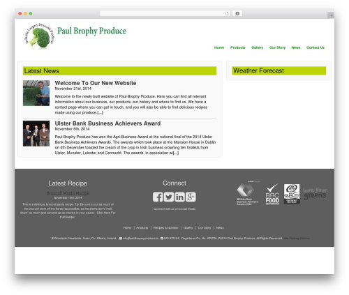 Easy media gallery pro WordPress plugin - paulbrophyproduce.ie