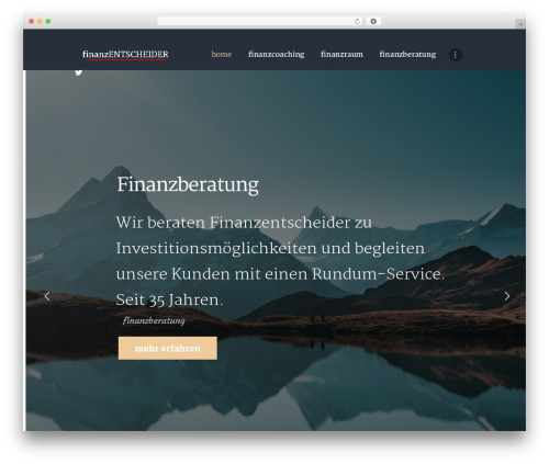 RyanCole top WordPress theme - finanzentscheider.com