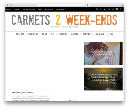 SimpleMag WordPress theme - carnetsdeweekends.fr