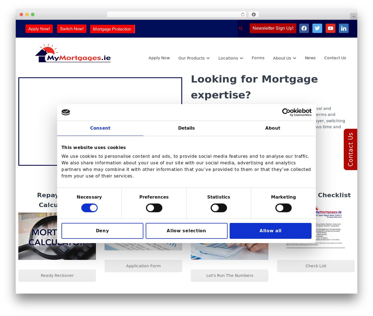 Struct WP theme - mymortgages.ie