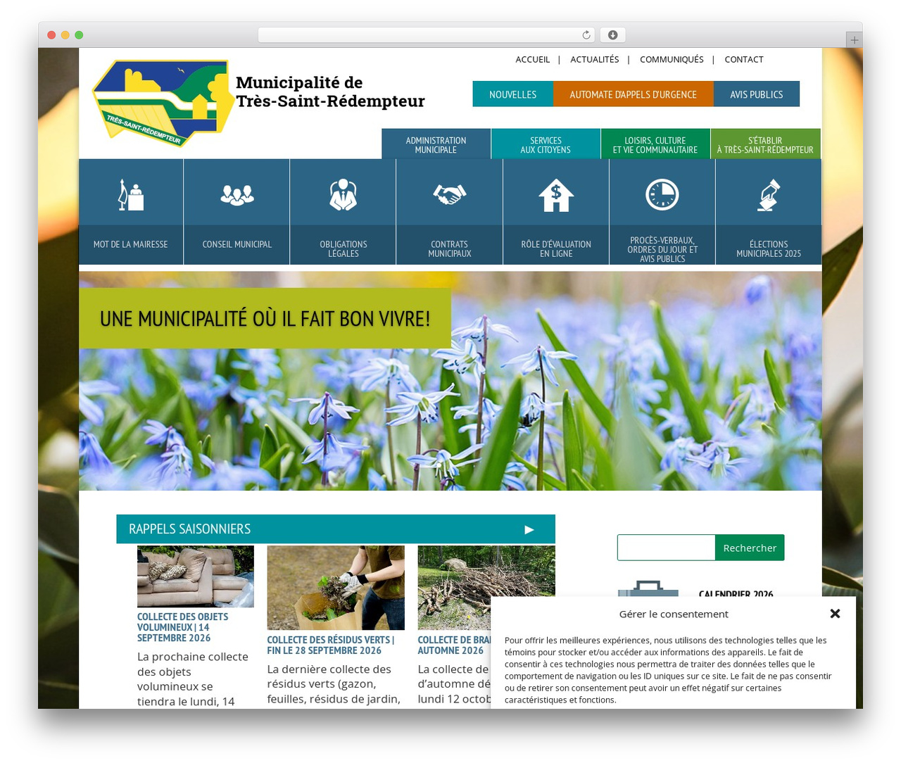 Theme WordPress Divi - tressaintredempteur.ca