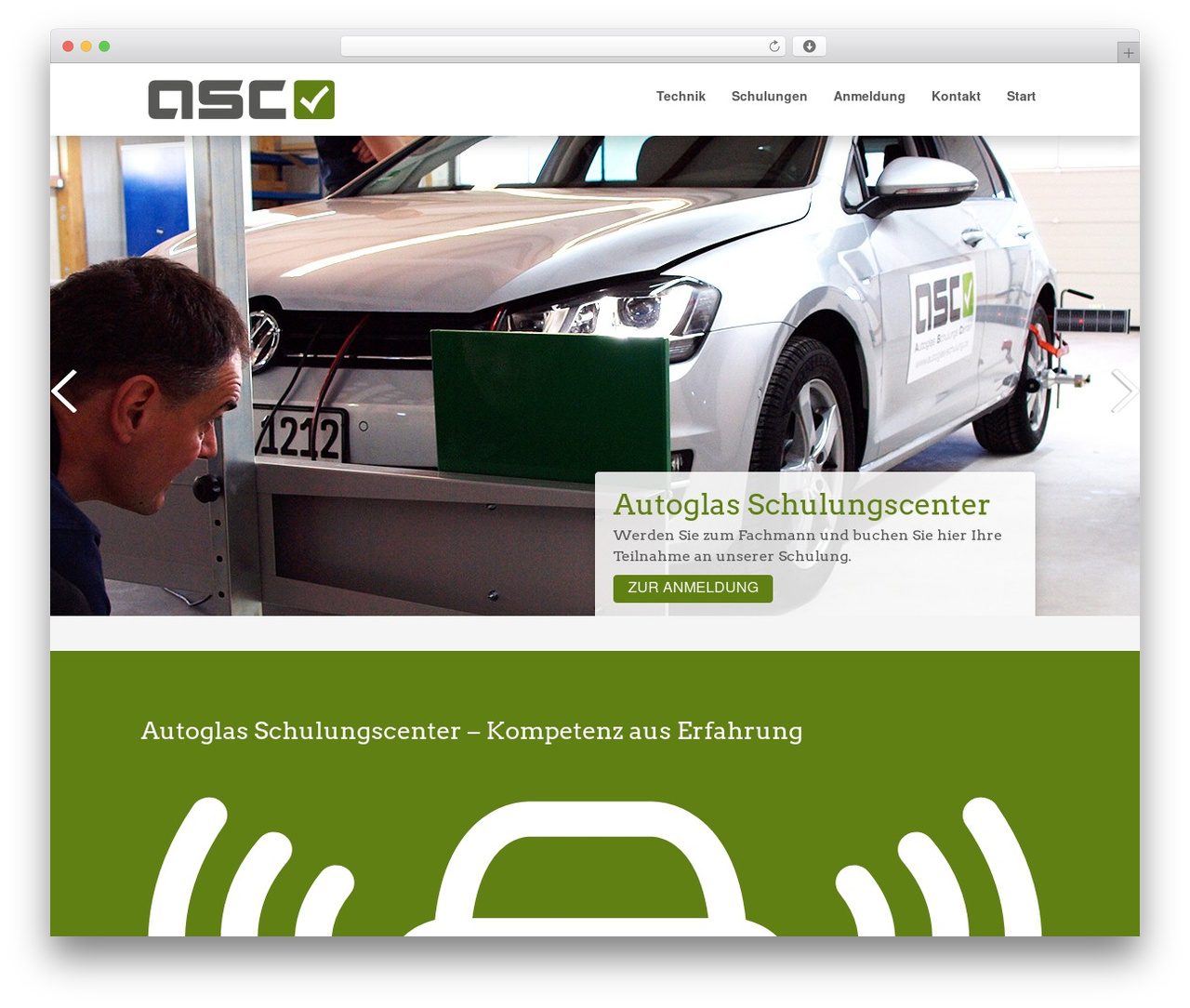 Theme WordPress Forked - Child Theme ASC - autoglas-schulung.de