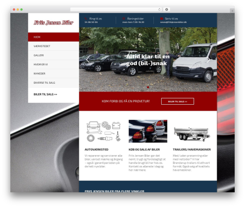transgo theme WordPress - friisjensenbiler.dk