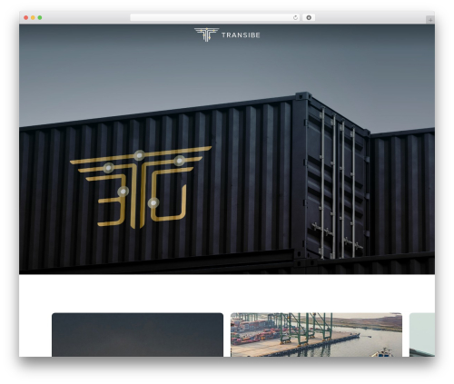 Transibe WordPress theme design - transibe.com