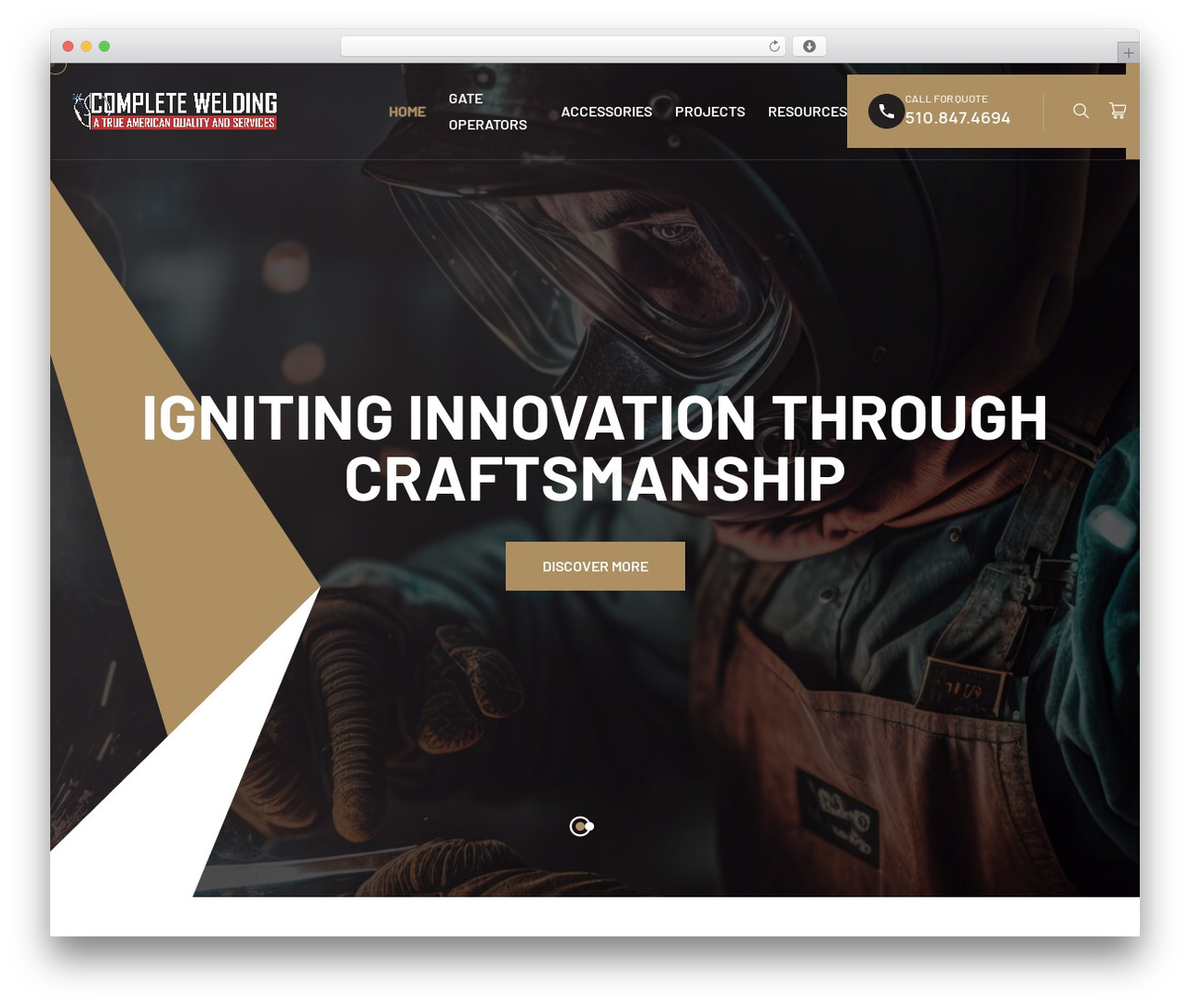Voldor WordPress theme - completeweldings.com
