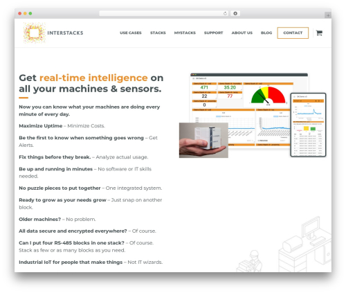 WordPress theme BoxPress - interstacks.com