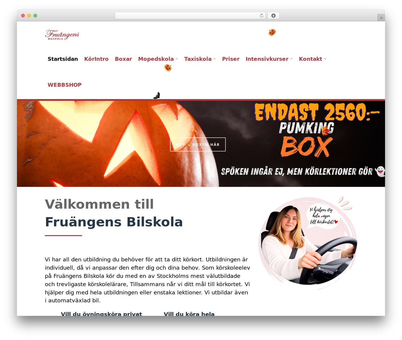 WordPress theme Salient - fruangensbilskola.se WordPress theme Salient - fruangensbilskola.se