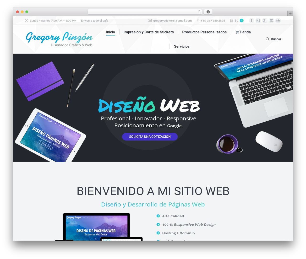 WordPress theme The7 - gregorypinzon.com WordPress theme The7 - gregorypinzon.com