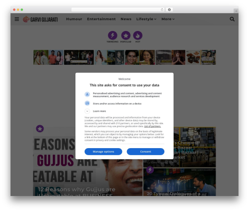Boombox best WordPress theme - garvigujarati.com