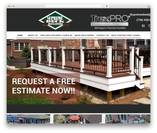 Themler core WordPress plugin - livoniadeckbuilders.com