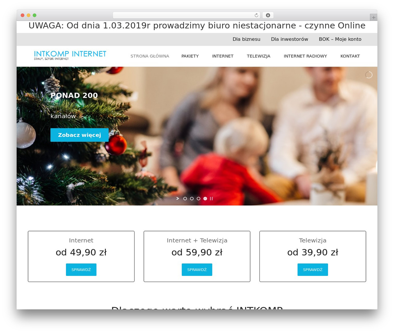 Intkomp WordPress theme - intkomp.pl