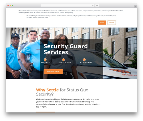 Cornerstone testimonials WordPress plugin - clarionsecurity.com