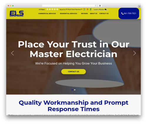 Reach Local best WordPress theme - elselectricservices.com