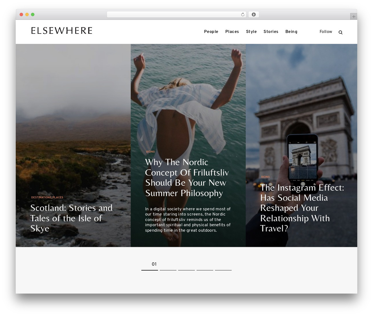 Reinform premium WordPress theme - finduselsewhere.com