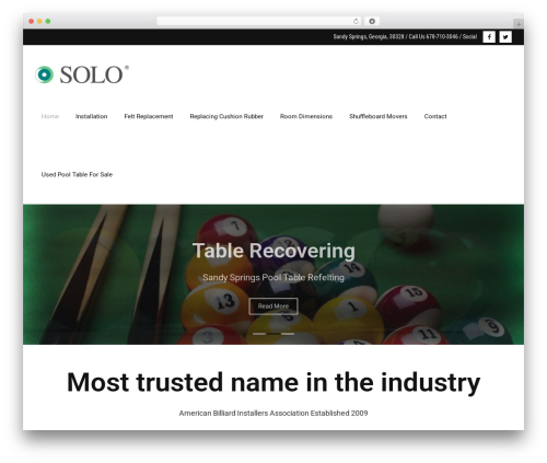 Ryan theme WordPress - sandyspringspooltablerepair.com