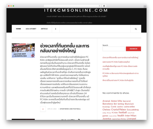 Theme WordPress JustWrite - itekcmsonline.com Theme WordPress JustWrite - itekcmsonline.com