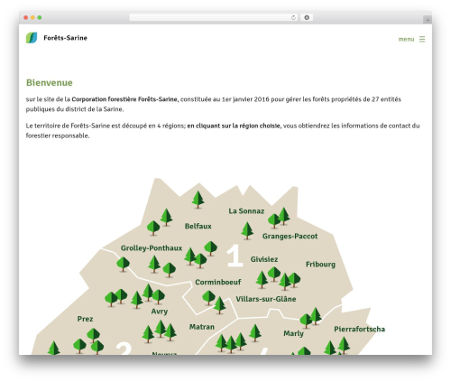 Theme WordPress Theme wp_test2018 - forets-sarine.ch