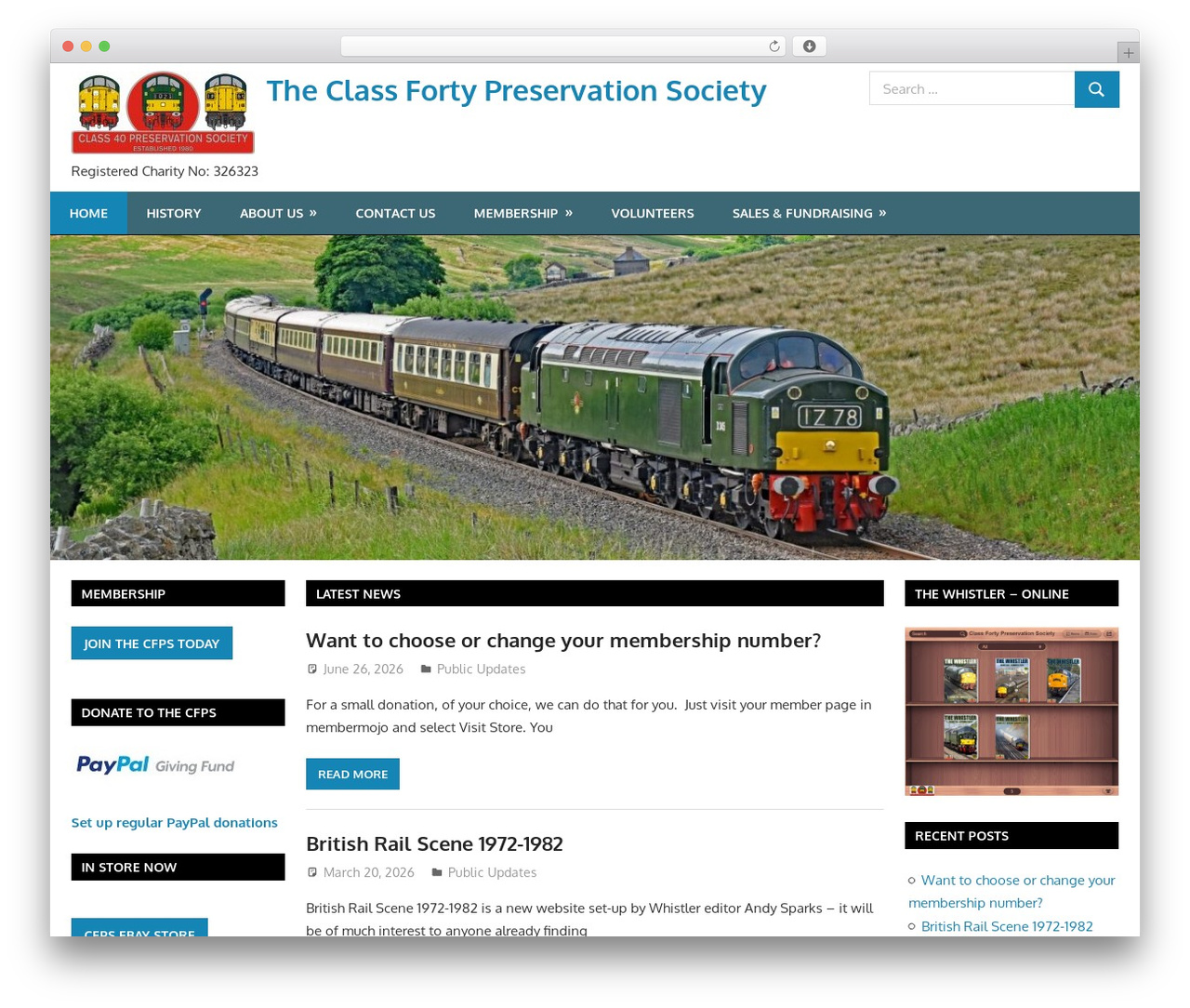 WordPress theme Gambit - cfps.co.uk
