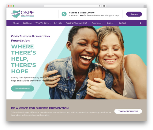WordPress theme Alpha - ohiospf.org